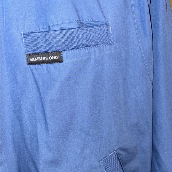 Members Only Classic Blue Windbreaker - Picture 3 of 4